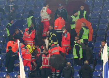 Germany : Football fan collapses and dies at the stadium during a Bundesliga match