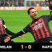 AC Milan 1 Napoli 0 : Algeria midfielder Ismael Bennacer gives Stefano Pioli’s side crucial first leg lead
