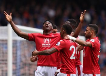 Nigeria attacker Taiwo Awoniyi scores MOST important GOAL of the season for Nottingham Forest against Arsenal !