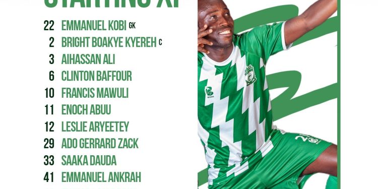 Bofoakwa Tano name starting line-up for DOL Play-Off against XI Wonders for Promotion to the Ghana Premier League