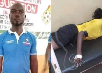 Football coach who assaulted a female referee has been arrested by the Ghana Police !