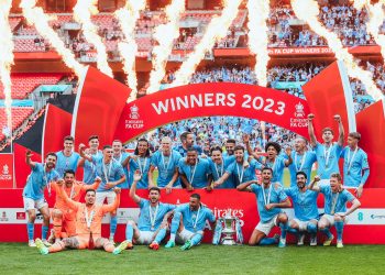Manchester City keep TREBLE hopes alive as they defeat rivals Manchester United in the 2023 FA Cup final !