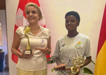 Stella Nyamekye and Swiss Ambassador Meet