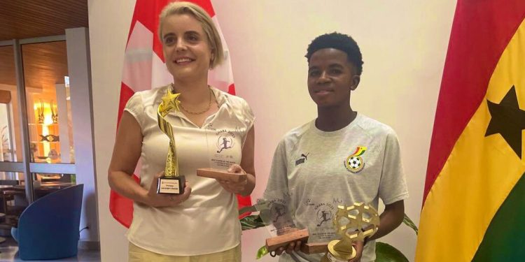 Stella Nyamekye and Swiss Ambassador Meet