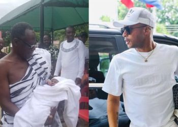 Newborn baby boy in Dormaa named after Andre Ayew as promised by Dormaahene !