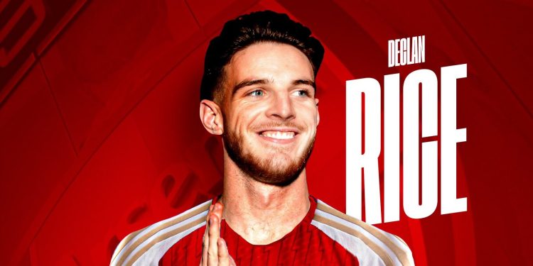 Arsenal Officially Sign Declan Rice From West Ham