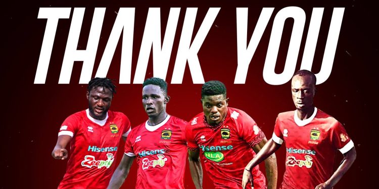 OFFICIAL : Asante Kotoko release four players including Mohammed Alhassan !