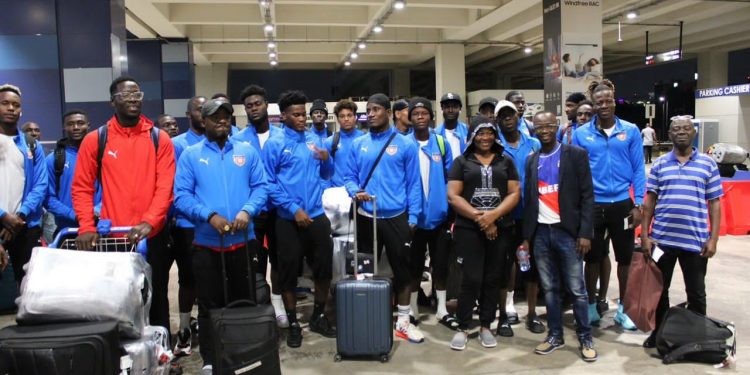 Liberia arrive in Ghana for Tuesday’s international friendly against the Black Stars !