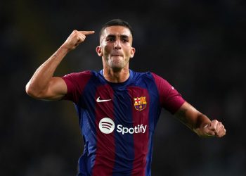 This is the first player to score a free-kick goal for Barcelona since Lionel Messi did so in 2021 !