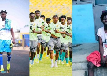 Black Meteors players donate 13K GHC to sick Legon Cities player William Essu !