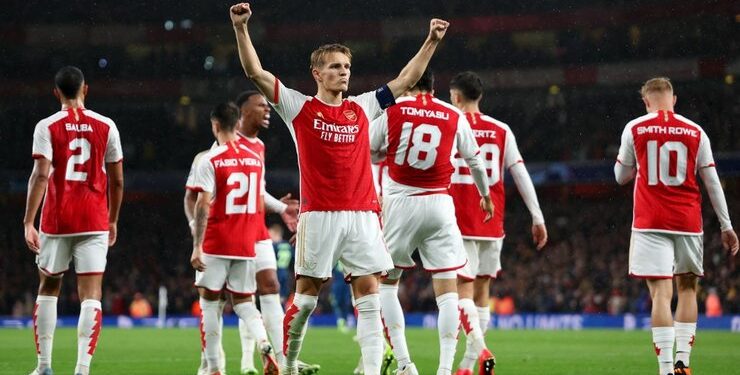 UEFA Champions League : Arsenal thrash PSV Eindhoven without Thomas Partey !