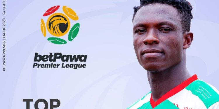 2023/24 betPawa Ghana Premier League Top Scorers Chart After Week 5