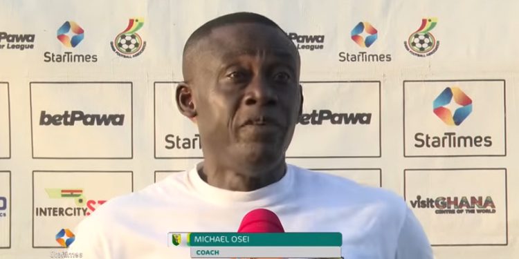 Bibiani Gold Stars boss Michael Osei cries foul over officiating after home draw against Hearts of Oak !