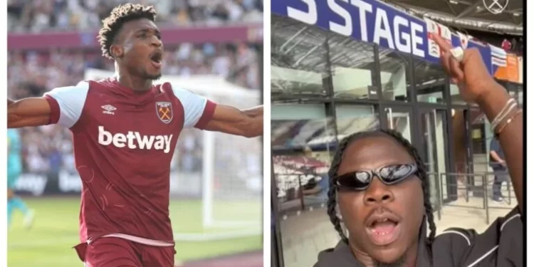 Stonebwoy brought me luck, says Kudus after maiden Premier League goal