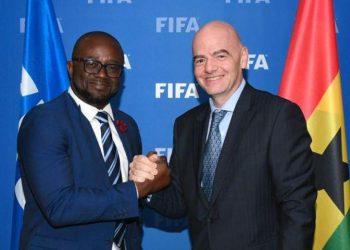 The beautiful message of Gianni Infantino to GFA President Kurt Okraku !