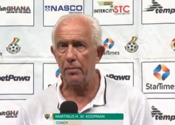 “We don’t have a striker” – Hearts of Oak boss Martin Koopman openly criticizes striker Ramos Kashala after Dreams FC draw !