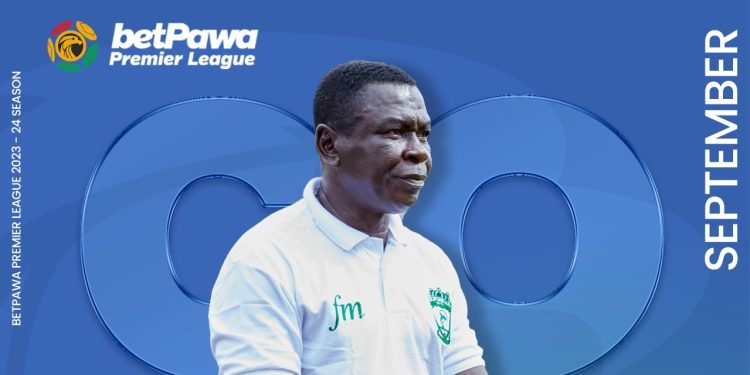 Bofoakwa Tano head coach Frimpong Manso beats off competition from Fabian and Amadu to win NASCO September Coach of the Month !