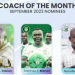 GPL NASCO Coach of the Month for September 2023 : Three coaches battle for first award of the season !