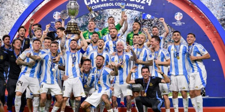Lautaro Martinez Extra Time Winner against Colombia Gives Argentina Record 16th Copa America Title