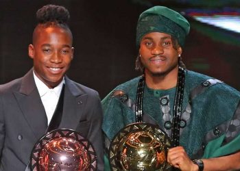 Ademola Lookman African Best Player 2024 and Women's Player of the Year Barbra Banda