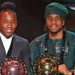 Ademola Lookman African Best Player 2024 and Women's Player of the Year Barbra Banda