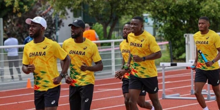 Ghana's 4×100 Relay Team
